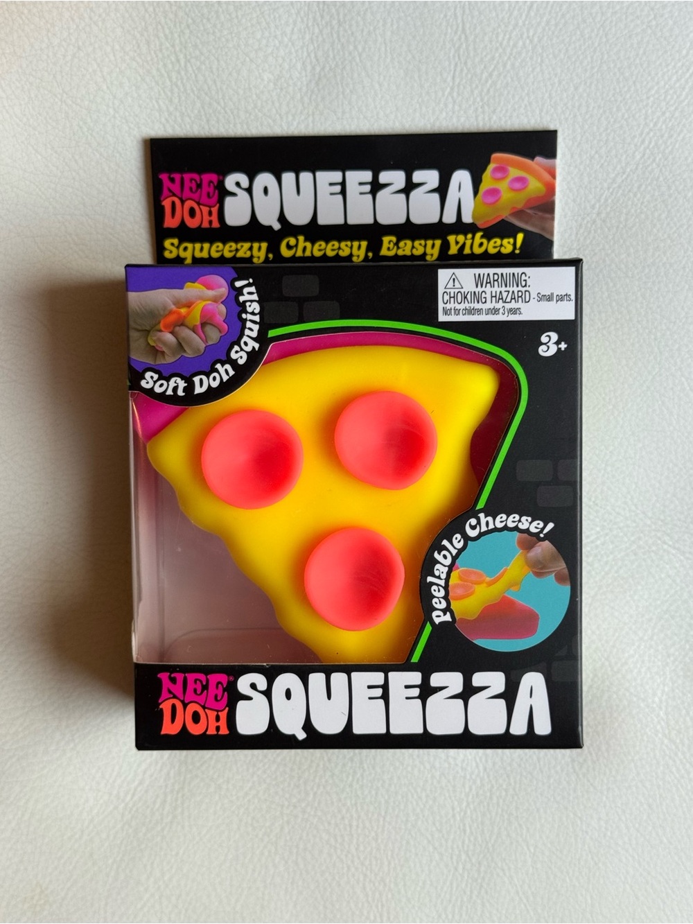 NeeDoh Squeezza Pizza Authentic Squishy Squeeze RARE Fidget Toy New SHIPS TODAY!